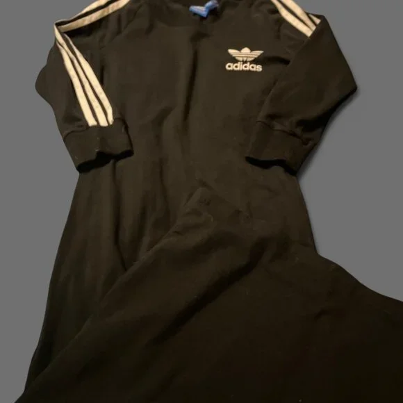Black women's adidas maxi dress - Picture 1 of 3